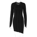 Women Clothing Summer Sexy Three Dimensional Striped Slim Fit Irregular Asymmetric Dress Women