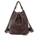 Casual Backpack Retro Women Backpack Drawstring Bag Bag Loose Sense Large Capacity Office Bag Women