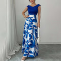 Spring Women Clothing Printed Long-Sleeved Dress Casual Loose Spring Dress