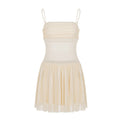 Summer Women Clothing Sexy Mesh See through Strap Dress