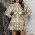 Women Spring Long Sleeve Vintage Australia Holiday Dress
