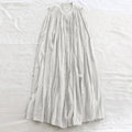 French Pleating Dress Summer Western Paris Yarn Loose Large Dress A Line Dress Can Be Used as Blouse