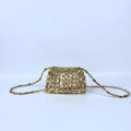 Shiny Retro Sequin Bag Hand Woven Sequin Beaded Acrylic Phone Bag Shoulder Bag