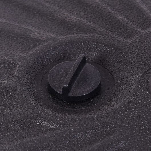 20 Inch Round 23L Water Filled Umbrella Base - Color: Black