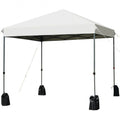 8'x8' Outdoor Pop up Canopy Tent  w/Roller Bag-Blue