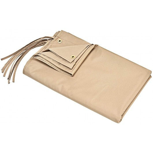 Outdoor Canopy Shade Cover with Copper Grommets & 4 Straps