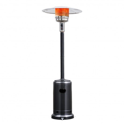 Garden Propane Standing LP Gas Steel Accessories Heater-Silver
