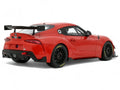 2023 Toyota Supra GT4 100 Edition Plasma Orange Metallic Limited Edition to 999 pieces Worldwide 1/18 Model Car by Otto Mobile