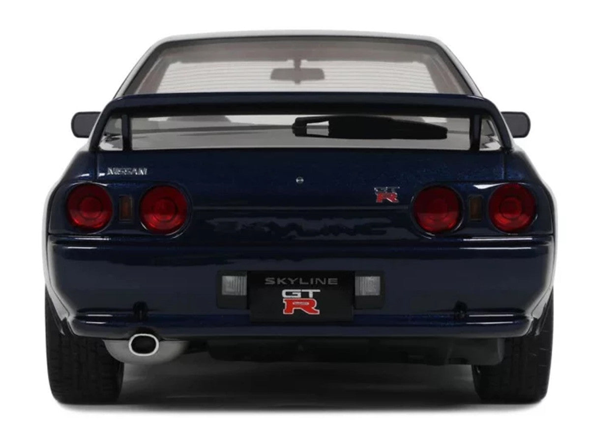 1993 Nissan Skyline GT-R (BNR32) RHD (Right Hand Drive) Dark Blue Pearl Limited Edition to 2000 pieces Worldwide 1/18 Model Car by Otto Mobile