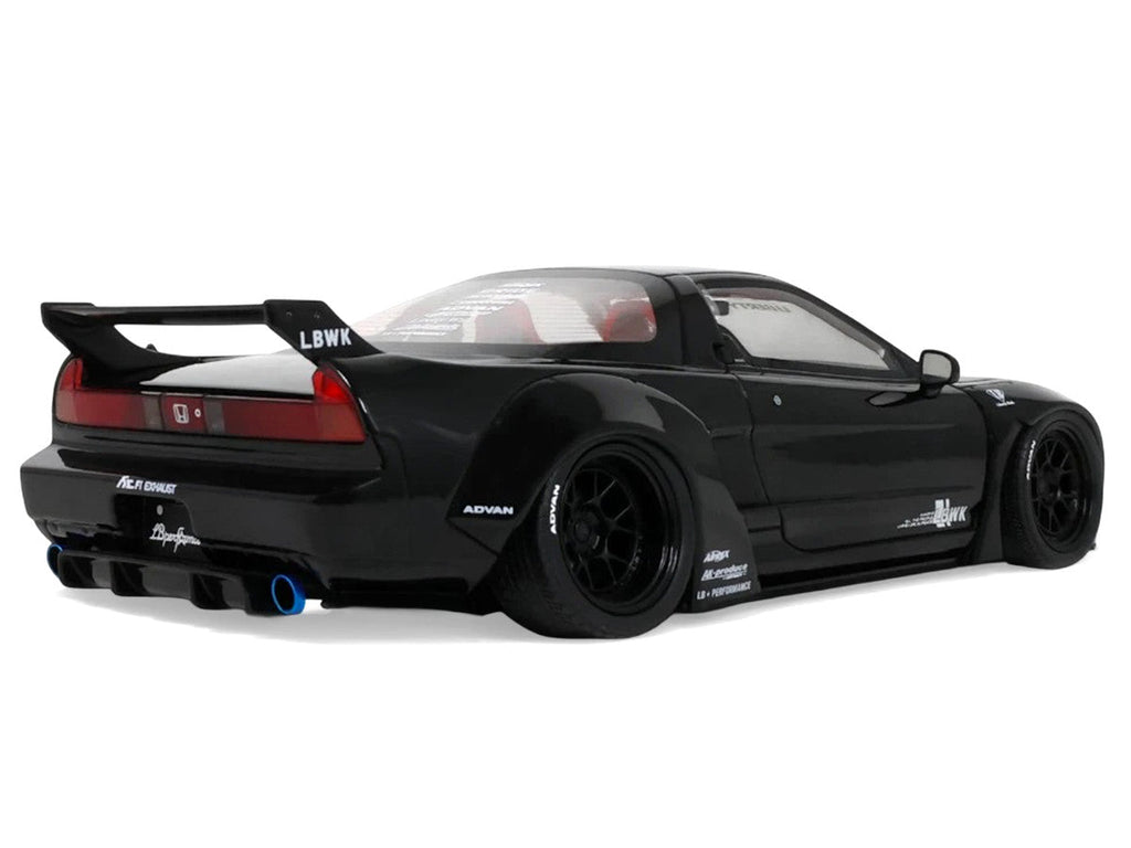 2020 Honda NSX (NA1) LB-Works Black with Red Interior Limited Edition to 2000 pieces Worldwide 1/18 Model Car by Otto Mobile