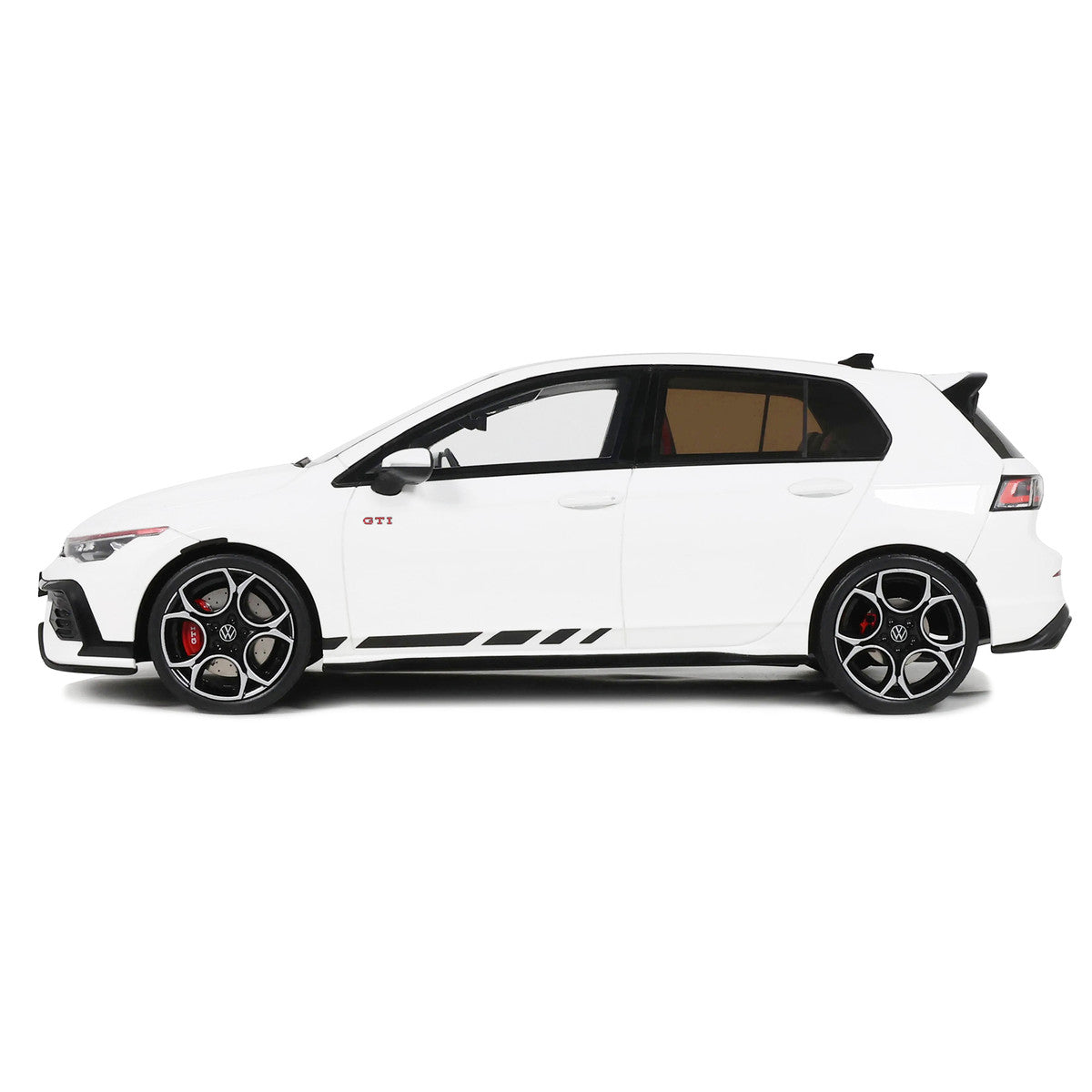 2024 Volkswagen Golf Mk.8 GTi Clubsport Pure White Limited Edition to 999 pieces Worldwide 1/18 Model Car by Otto Mobile