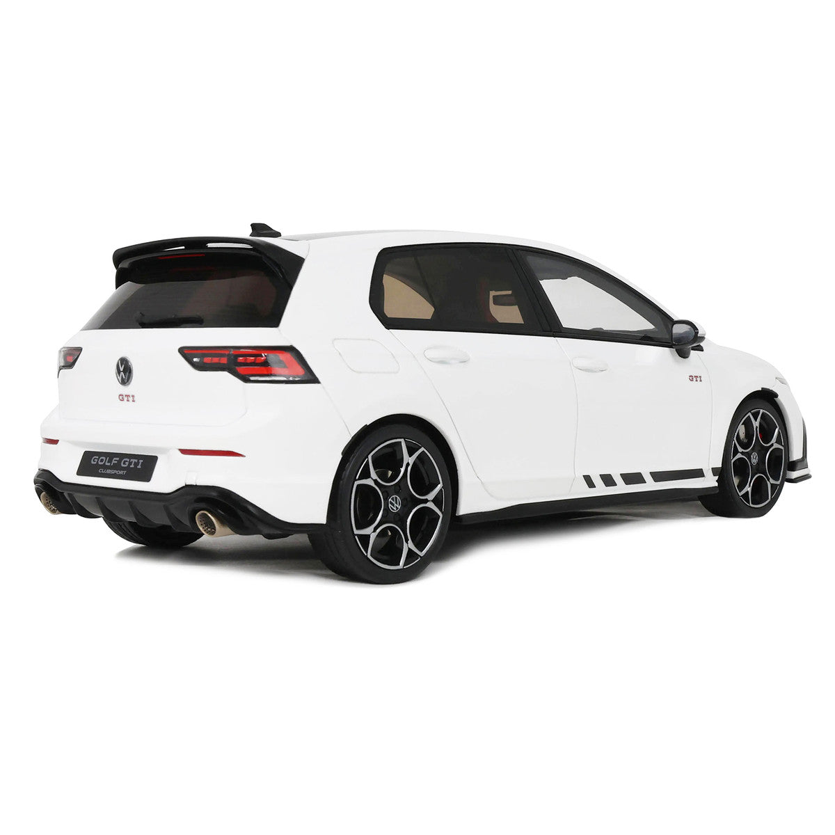 2024 Volkswagen Golf Mk.8 GTi Clubsport Pure White Limited Edition to 999 pieces Worldwide 1/18 Model Car by Otto Mobile
