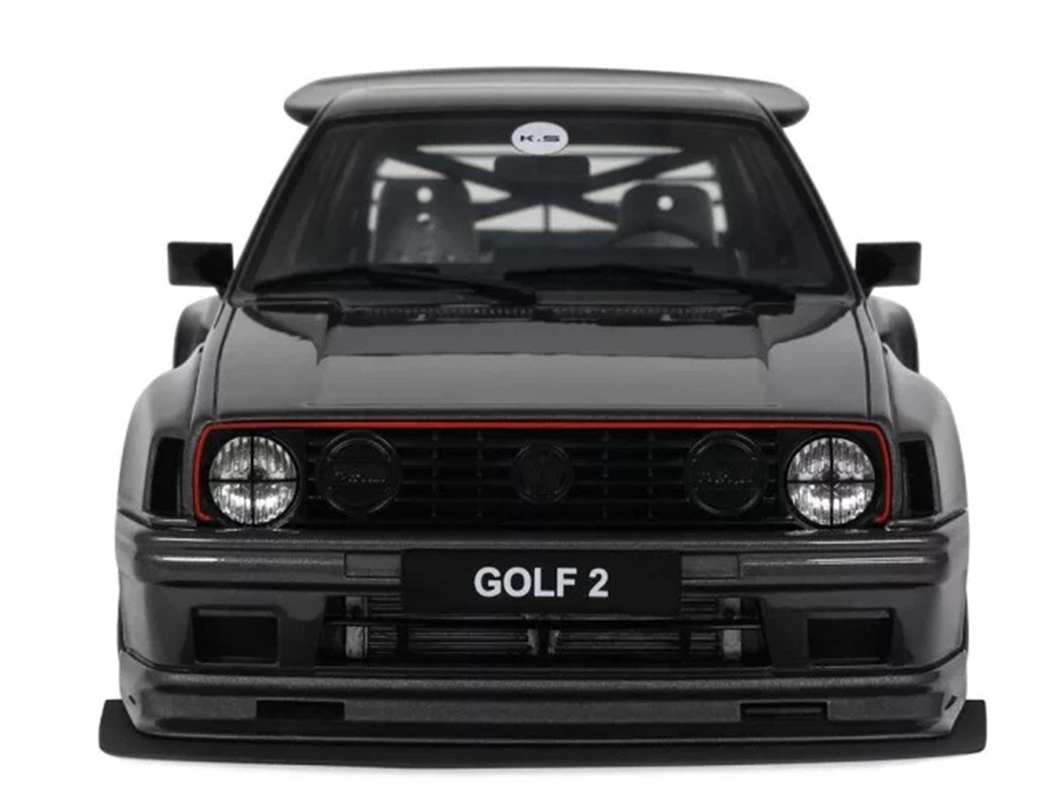 2021 Volkswagen Golf II GTI by Khyzyl Saleem Ascot Gray Metallic Limited Edition to 3000 pieces Worldwide 1/18 Model Car by Otto Mobile