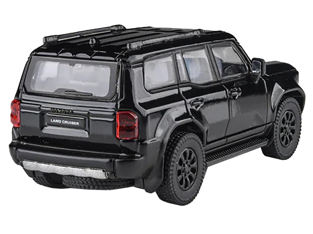 2024 Toyota Land Cruiser 250 Prado Black 1/64 Diecast Model Car by Paragon Models