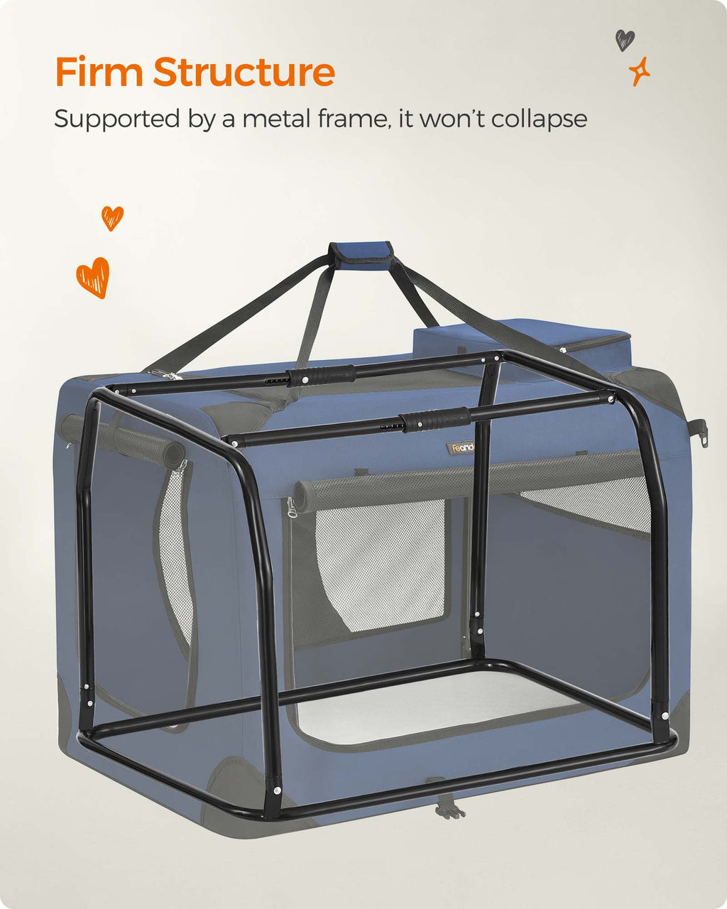 36 Inches Collapsible Soft Dog Crate