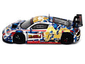 Audi R8 LMS "Evisu Racing X Works" White with Graphics 1/64 Diecast Model Car by Pop Race