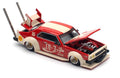 Skyline GT-R V8 Drift "Hakosuka" RHD (Right Hand Drive) "Coca-Cola (Japan)" Red and Cream 1/64 Diecast Model Car by Pop Race