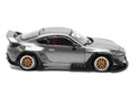 Toyota Pandem GR86 Silver Metallic 1/64 Diecast Model Car by Pop Race