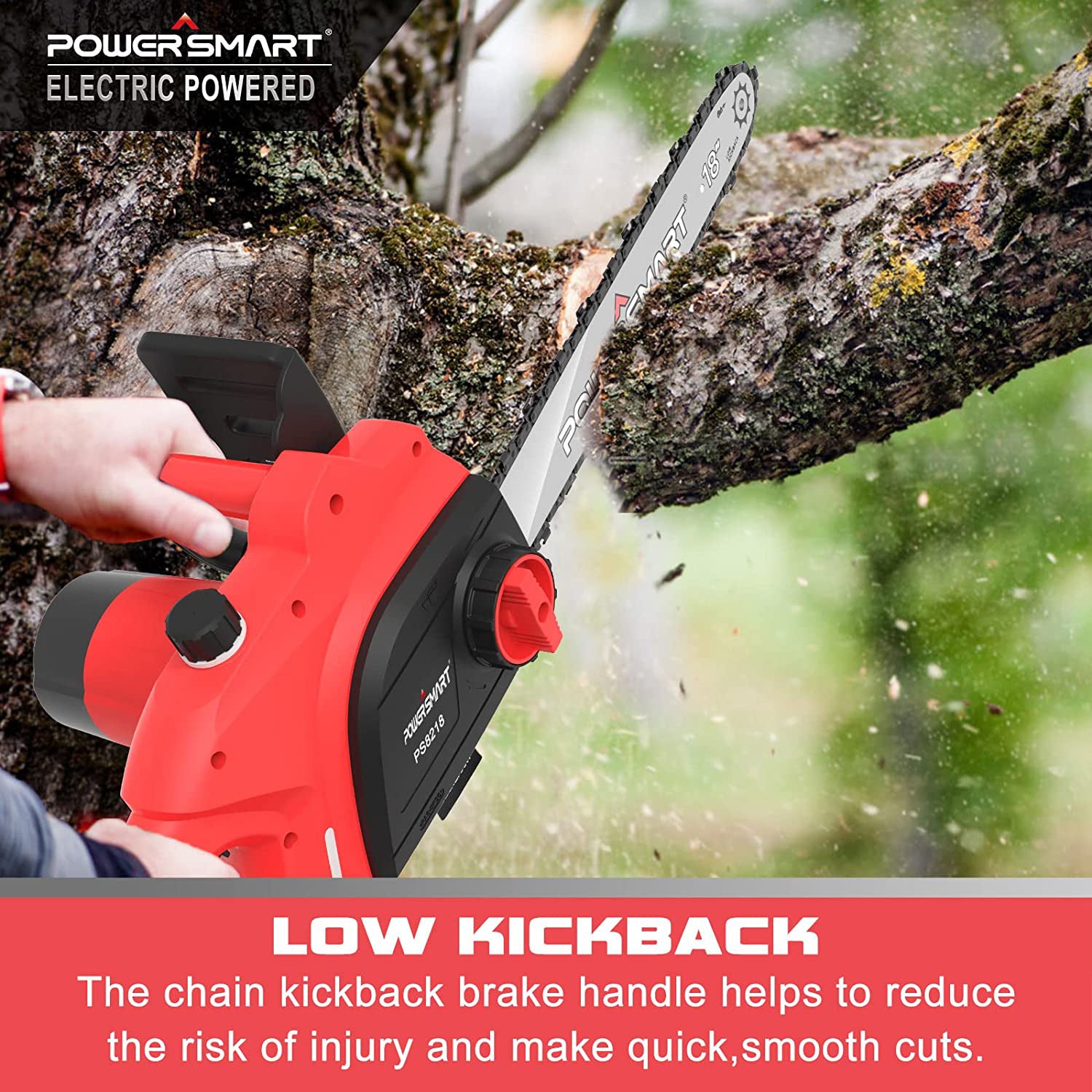 15Amp 18" Corded Chainsaw (Tool Only) PS8218