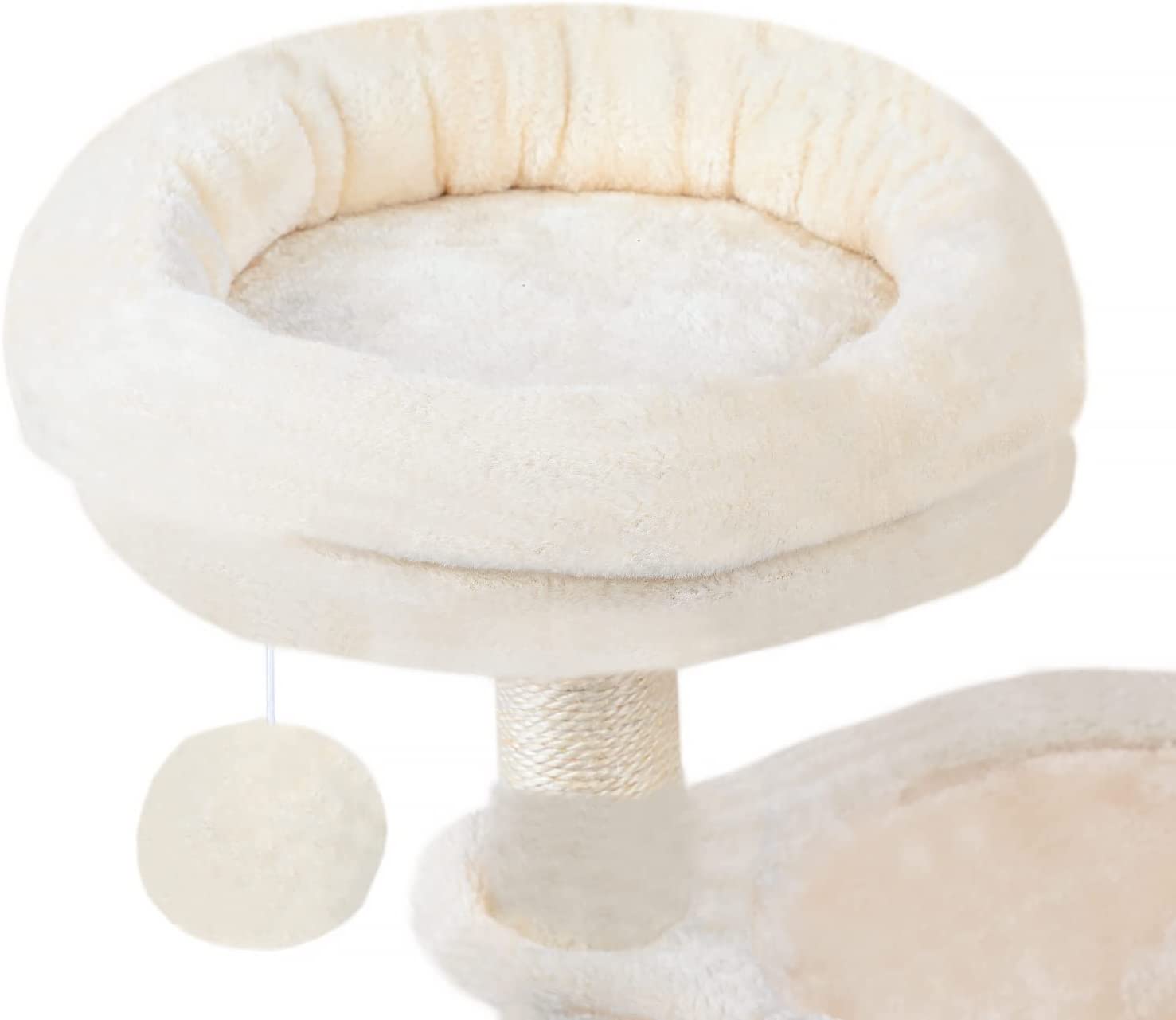 Cat Tree Tower with Luxury Condo, Basket Hammock