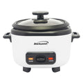 Brentwood 6-Cups Cooked Rice Cooker in White