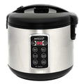 Brentwood 16 Cups 6 Function Smart Multi-Cooker Rice Cooker in Stainless Steel