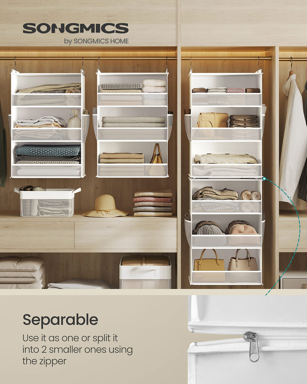 6-Tier Hanging Closet Organizer