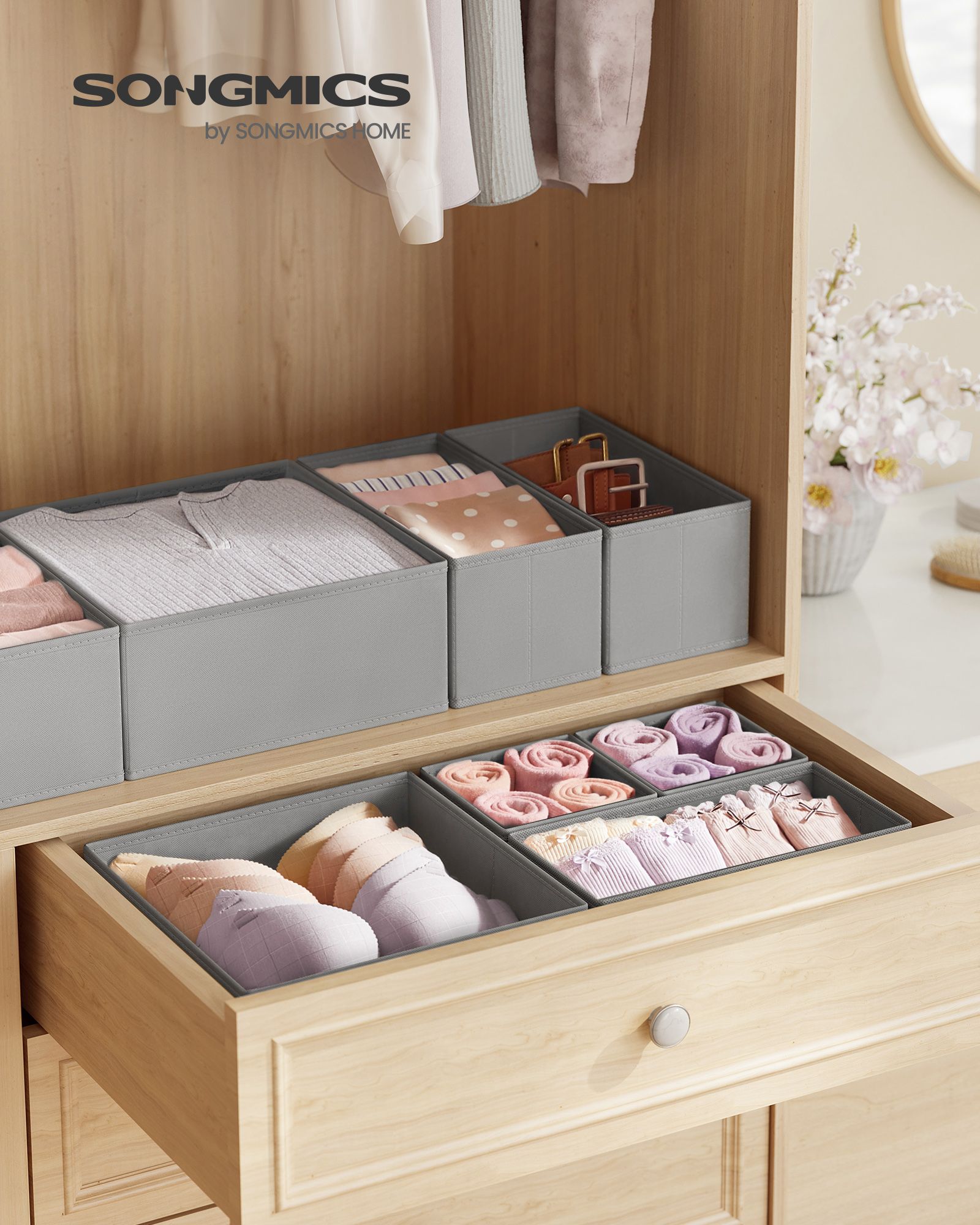 Dresser Drawer Organizers, Set of 12
