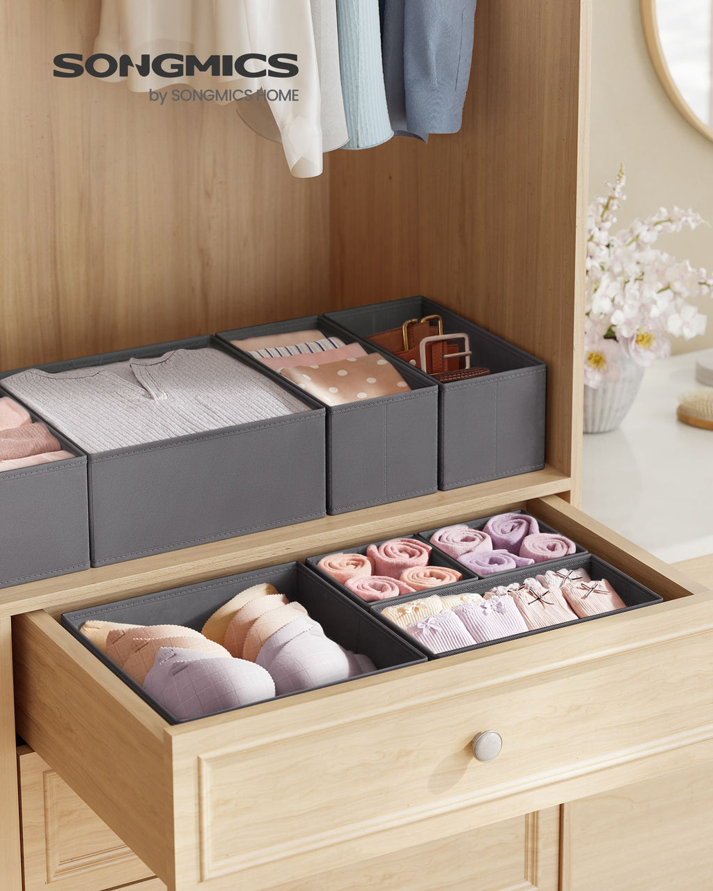 Dresser Drawer Organizers, Set of 12