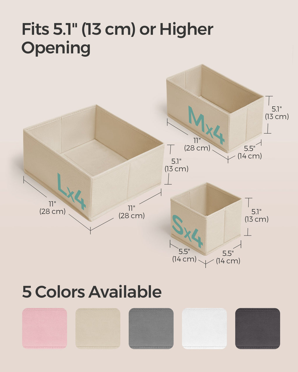 Dresser Drawer Organizers, Set of 12