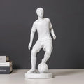 DecorBites™ Abstract Sports Player Sculpture Set Grey/White Figurines Home Decor