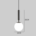 DecorBites™ Golden Glass Balls Chandelier Ceiling Light for Elegant Home Decor