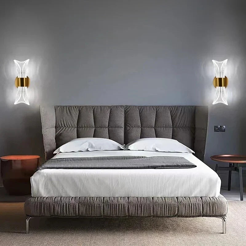 DecorBites™ Crystal Wall Lamp for Bedroom Living Room Aisle Lighting