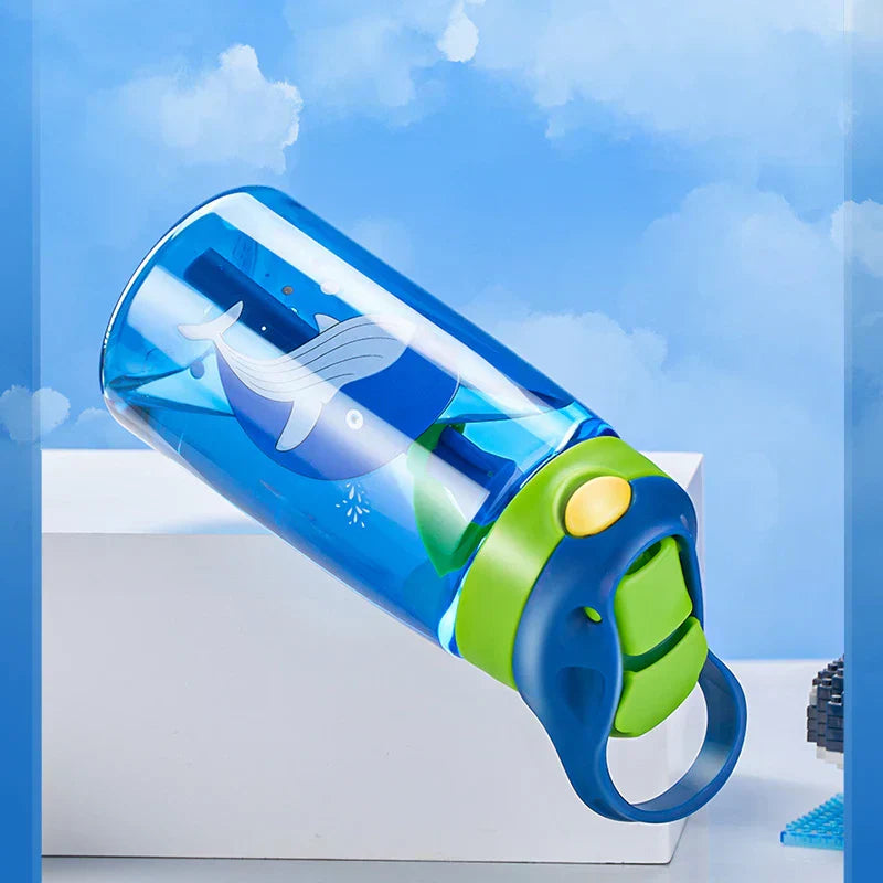DecorBites™ Kids Anti-fall Straw Cup - Portable Water Bottle for School & Summer