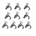 DecorBites™ Heavy Duty Truss Clamp for 40-60mm Pipes - 10pcs Pack