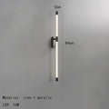 DecorBites™ Acrylic Line LED Wall Lights Dimming Gold Black Metal for Living Room Bedroom