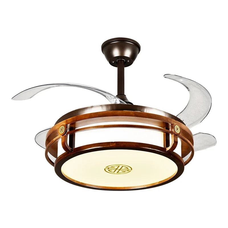 DecorBites™ LED Fan Lights with Remote Control, Modern Eco-Friendly Design, Sustainable Metal Body