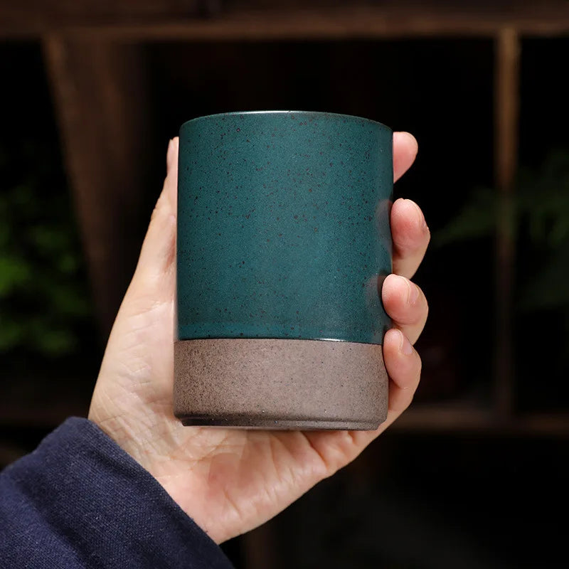 DecorBites™ Japanese Style Ceramic Tea Coffee Cups Latte Mug Espresso Afternoon Teacup Water Mug