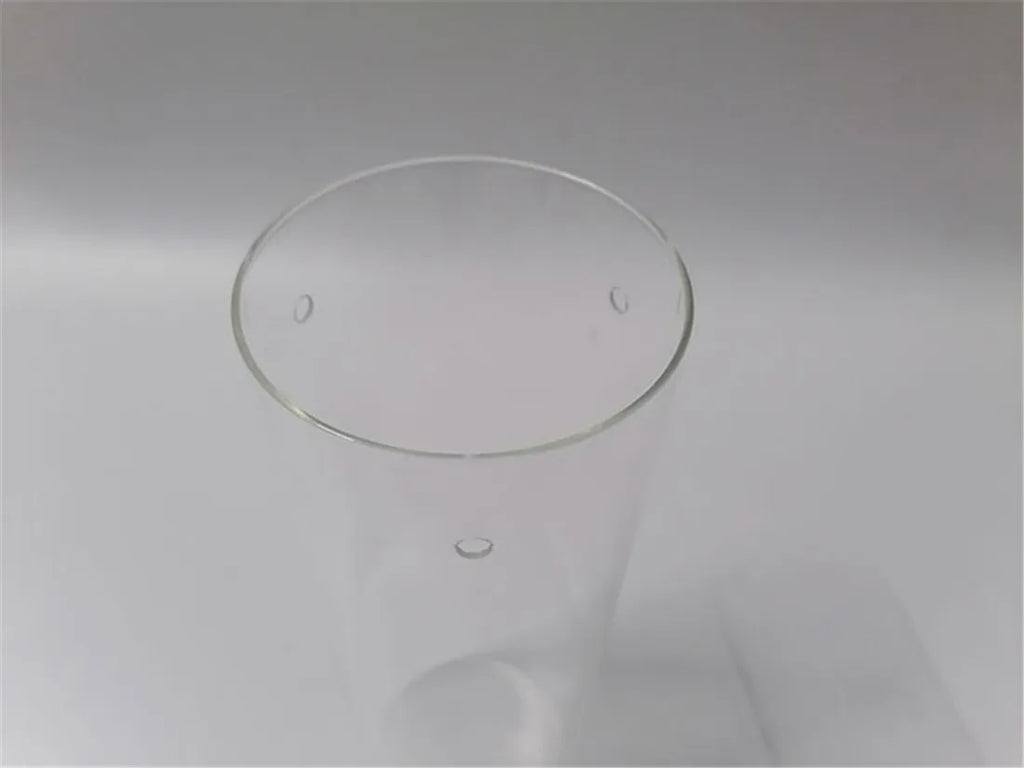 DecorBites™ Cylinder Glass Hurricane Lamp Shade with 3-Hole Design