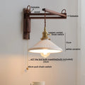 DecorBites™ Clear Glass LED Wall Sconce Modern Stair Light Fixture Home Decor
