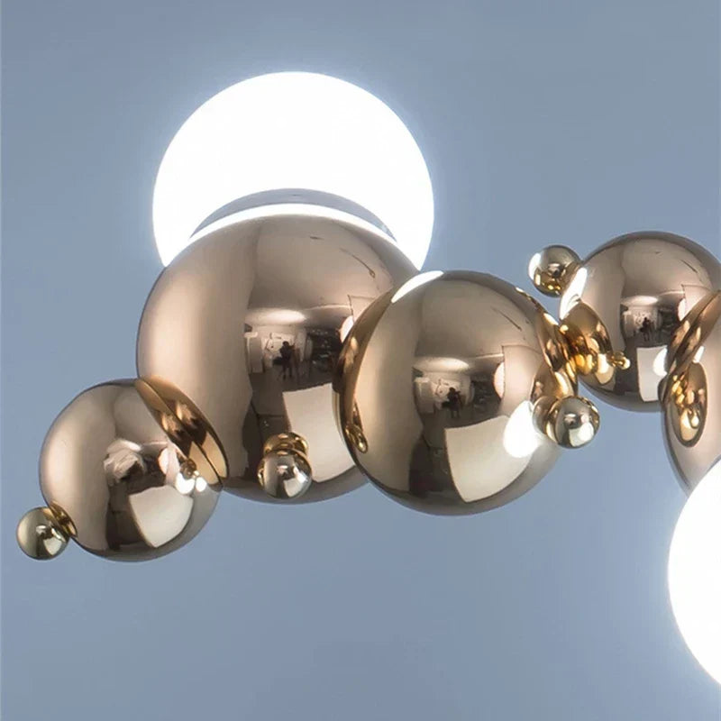 DecorBites™ LED Caterpillar Chandelier: Stylish Long Pendant Lamp for Living Room, Restaurant, Hotel