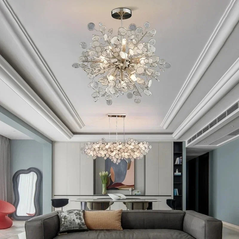 DecorBites™ LED Ceiling Chandelier Nordic Luxury Design for Living Dining Bedroom Lighting