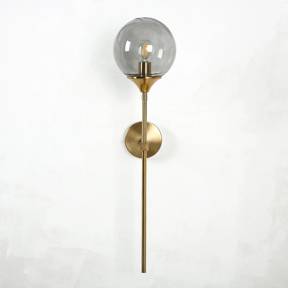 DecorBites™ Golden Glass Wall Sconces | Modern Nordic Lights for Home Decor