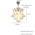 DecorBites™ French Style Glass Chandelier for Living Room Decoration