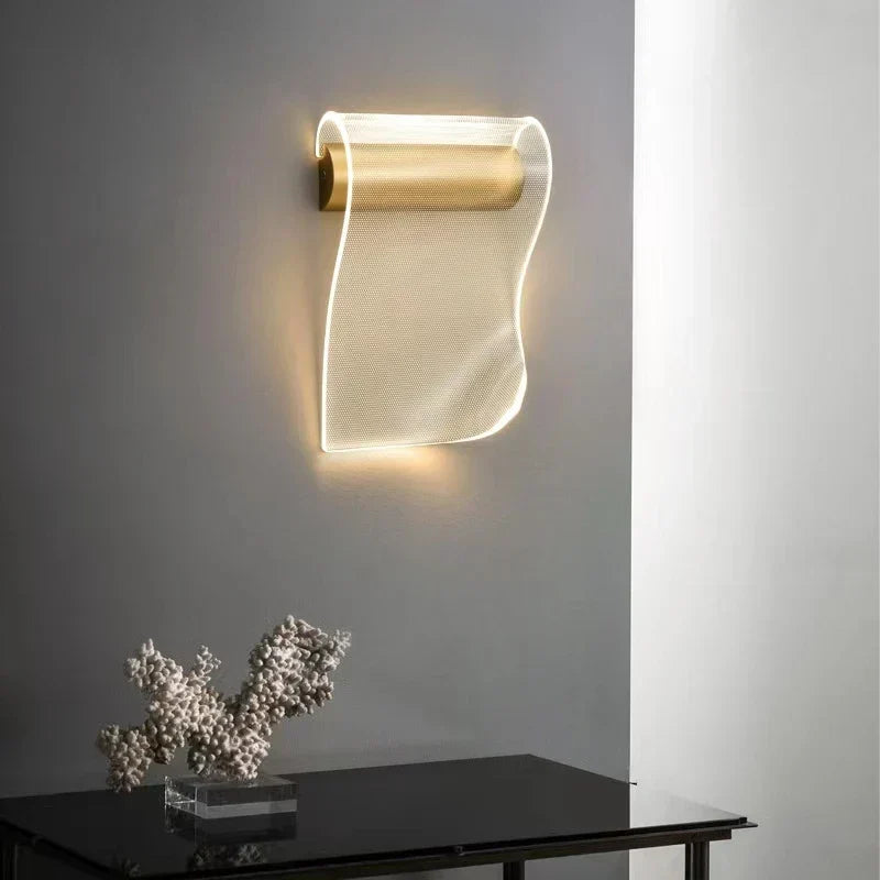 DecorBites™ Heavenly Book LED Wall Lamp - Modern Acrylic Design for Living Room and Bedroom