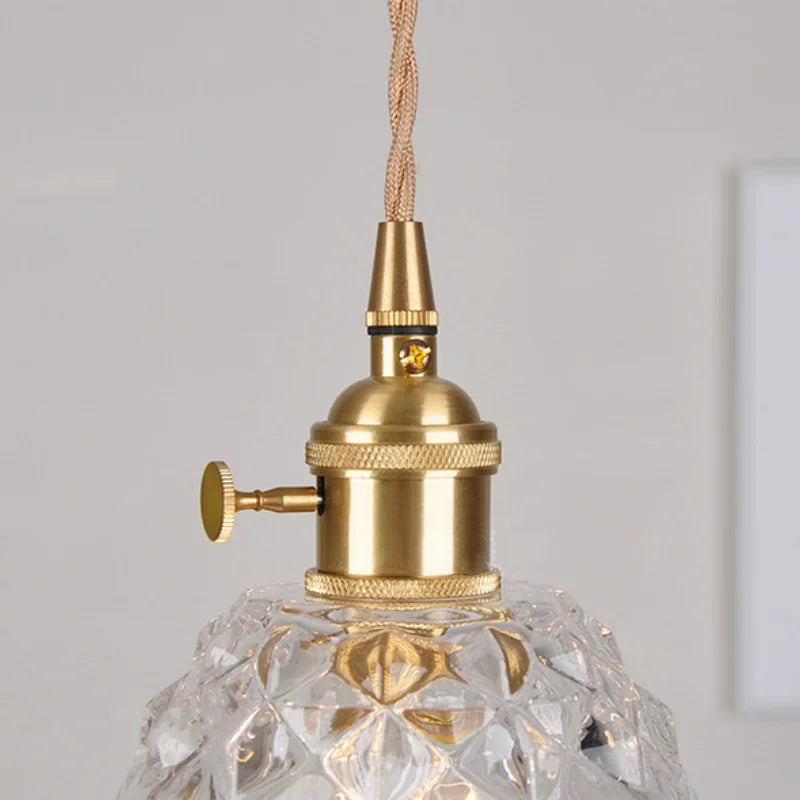 DecorBites™ Glass Knob LED Pendant Lamp for Living Room, Restaurant, Coffee - Nordic Modern Design