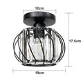 DecorBites™ Crystal Ceiling Chandelier: Modern Industrial LED Indoor Lighting Fixture
