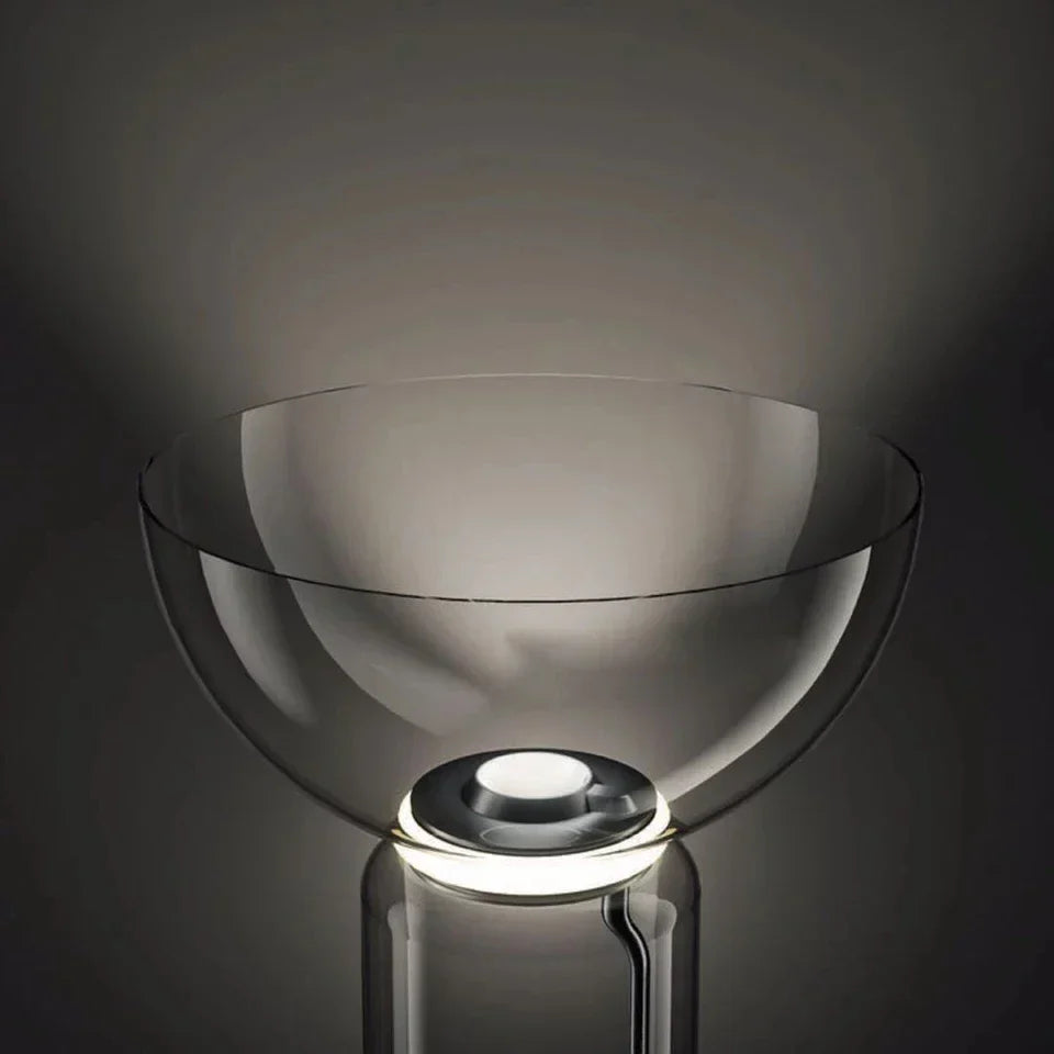 DecorBites™ Glass LED Floor Lamp for Modern Interior Decor