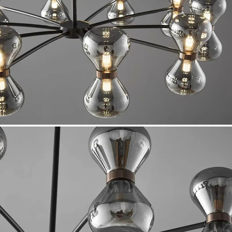 DecorBites™ LED Pendant Chandelier for Indoor Lighting and Living Room Decor