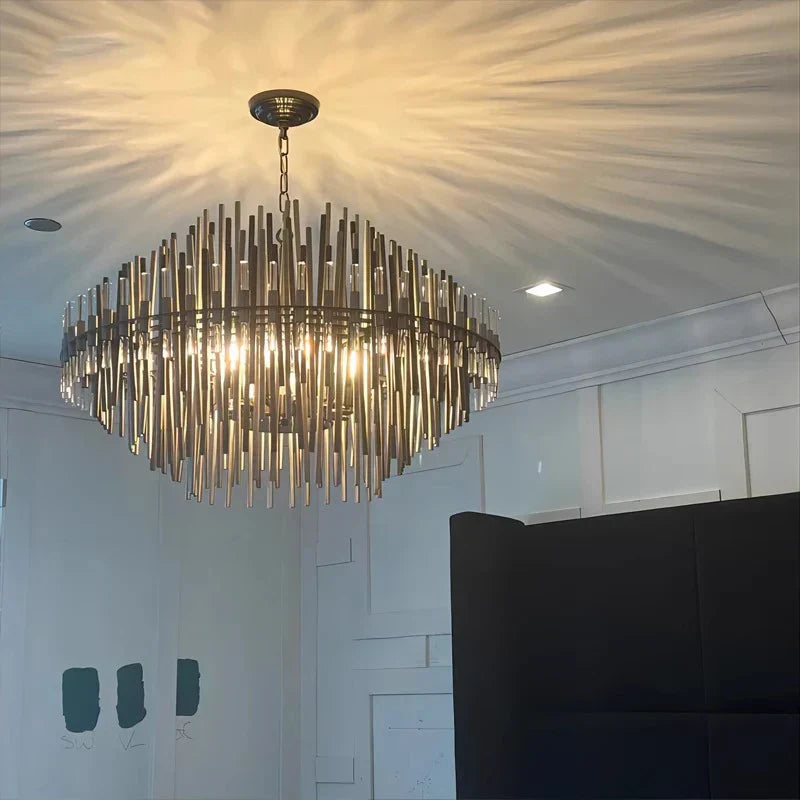 DecorBites™ Brass Pendant Light Fixture Italian Designer Hanglamp for Villa Decoration